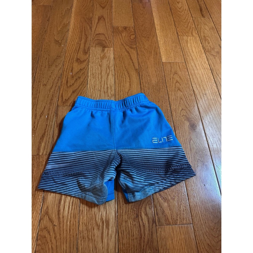 Boys Nike Elite dri fit athletic basketball Shorts black & blue
Youth size 2T